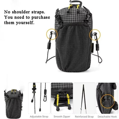 Backpack Shoulder Strap Attachment Bag Smartphone Pouch Waterproof Strap Pack for Sports Hiking Camping Lightweight