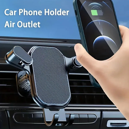 Universal Car Air Vent Phone Holder – Adjustable 4.7–6.7 Inch Mount - Urbizia