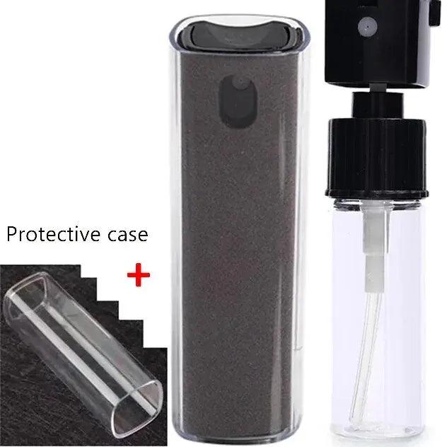 2 in 1 Microfiber Screen Cleaner Spray Bottle Mobile Phone Tablet Computer Microfiber Cloth Cleaning Wipes For iPhone Samsung Mi