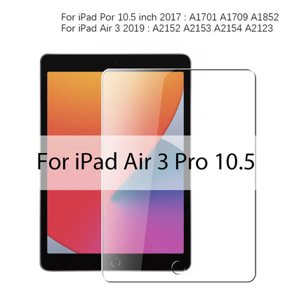 Tempered Glass For iPad 10th 9th Generation A16 Pro 12.9 11 13 2025 Screen Protector For ipad Air 4 5 Mini 6 7 7th 8th 10.2 Film