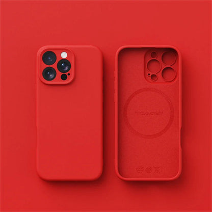 Luxury Liquid Silicone MagSafe Case for iPhone 17–11 Series