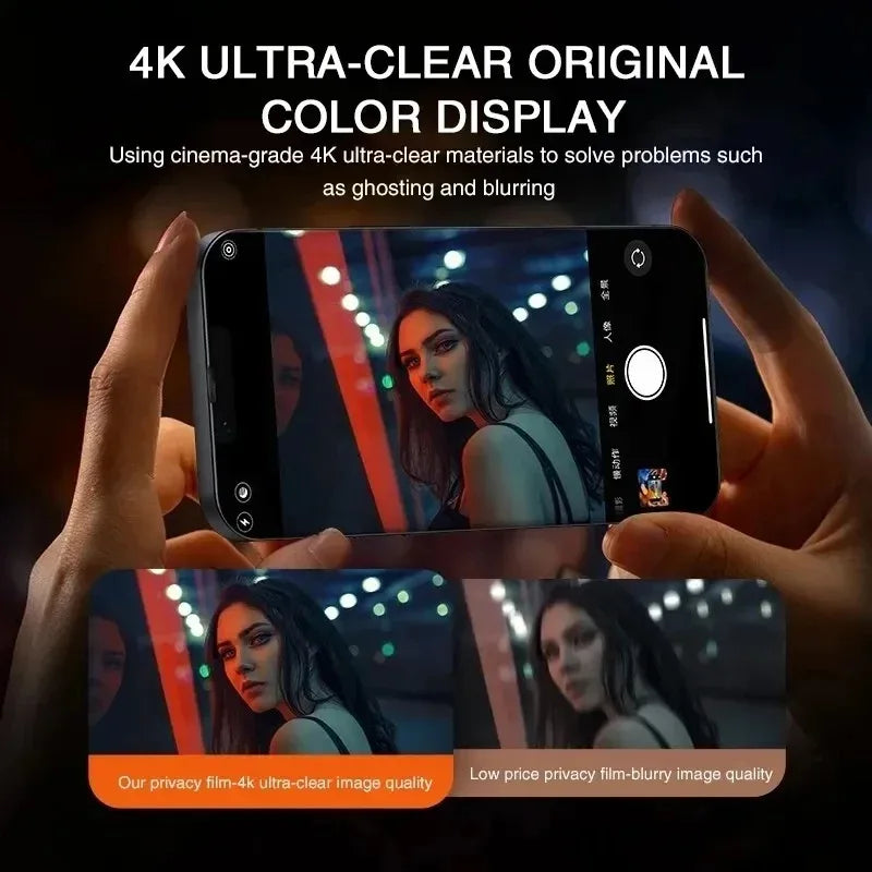 1–5Pcs Anti-Spy Tempered Glass for iPhone Privacy Protector