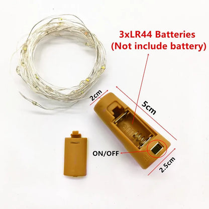 5pcs Wine Bottle Cork Lights