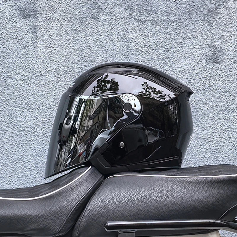 Motorcycle Helmet Male Female Four Seasons capacete para motocicleta cascos para moto Double Lens