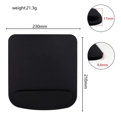 Computer Game Mouse Pad Environmental Eva Ergonomic Mousepad Wrist Pad Solid Color Comfortable Mouse Mats For Office Accessories - Urbizia