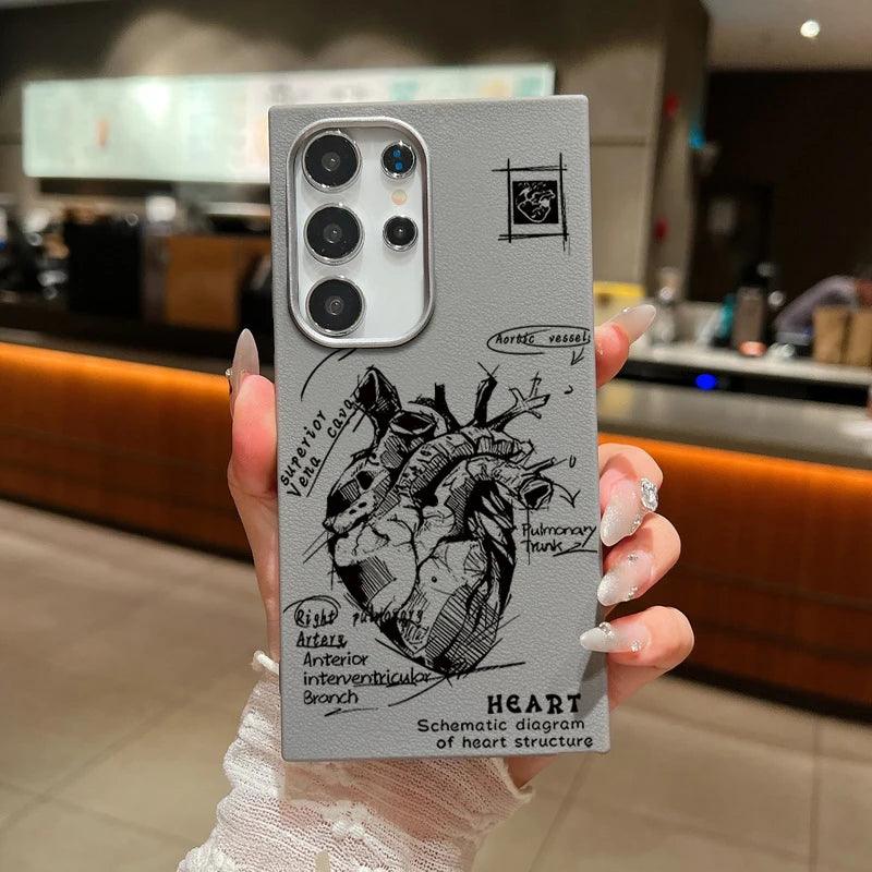 Textured TPU Case for Samsung Galaxy Creative Pattern Series