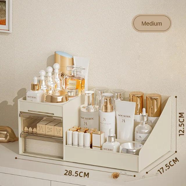 Transparent Drawer Makeup Organizer for Skincare Storage