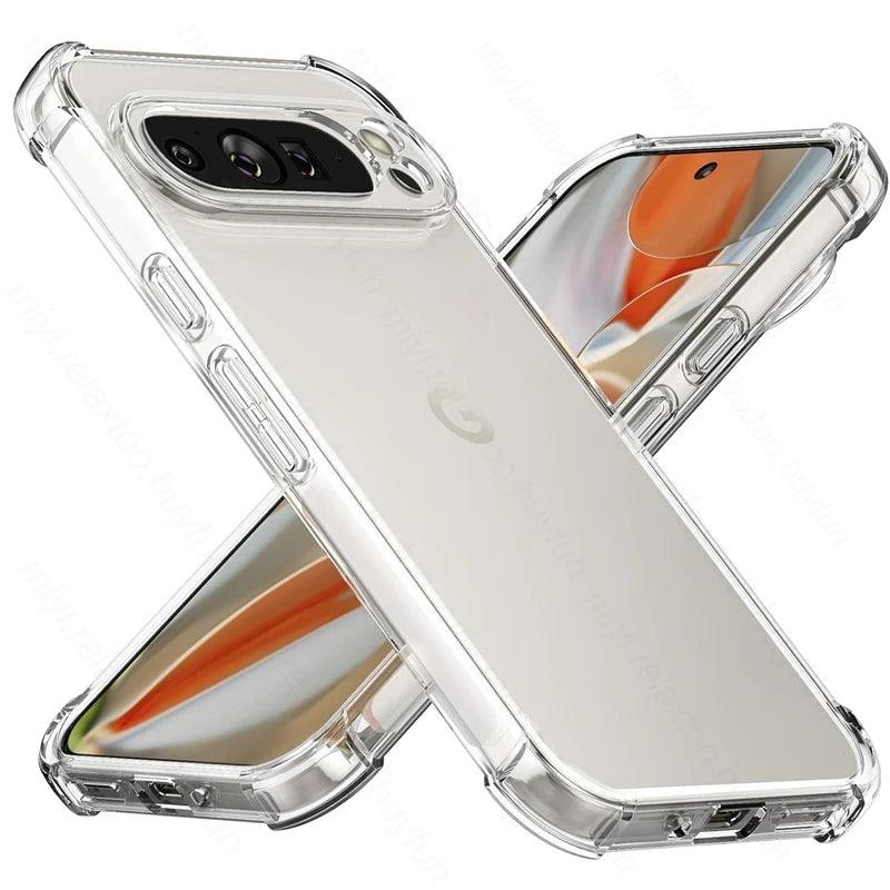 Google Pixel Clear Slim TPU Case – Pixel 9 to 10 Series