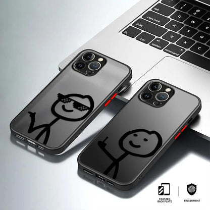 iPhone Cartoon Matchman Silicone Case