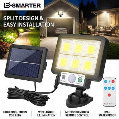 Outdoor Waterproof Emergency Street Garden Security Decor Lamp LED Solar Split Wall Lamp Motion Sensor Sunlight Light 3 Mode