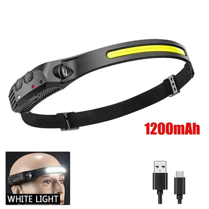 COB LED USB Rechargeable Headlamp - Urbizia