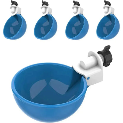 5PCS Poultry Kit Automatic Chicken Water Feeder Automatic Drinking Bowl Feeding Watering Supplie Chicken Waterer - Urbizia