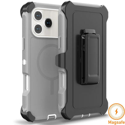 Armor Defender Magnetic iPhone Case with Belt Clip – MagSafe Compatible