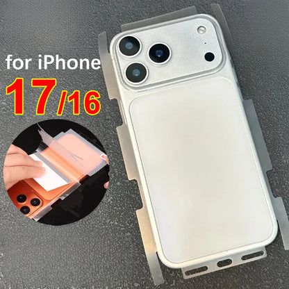 For Apple iPhone 17 16 Pro Max 17 Air 17Pro Wrap Side Edge Back Protector Scratch Autorepair HD Soft TPU Hydrogel Film