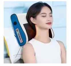 Multifunctional Neck & Shoulder Massage Cushion, Kneading Massage with Warm Compress for Home Daily Relaxation
