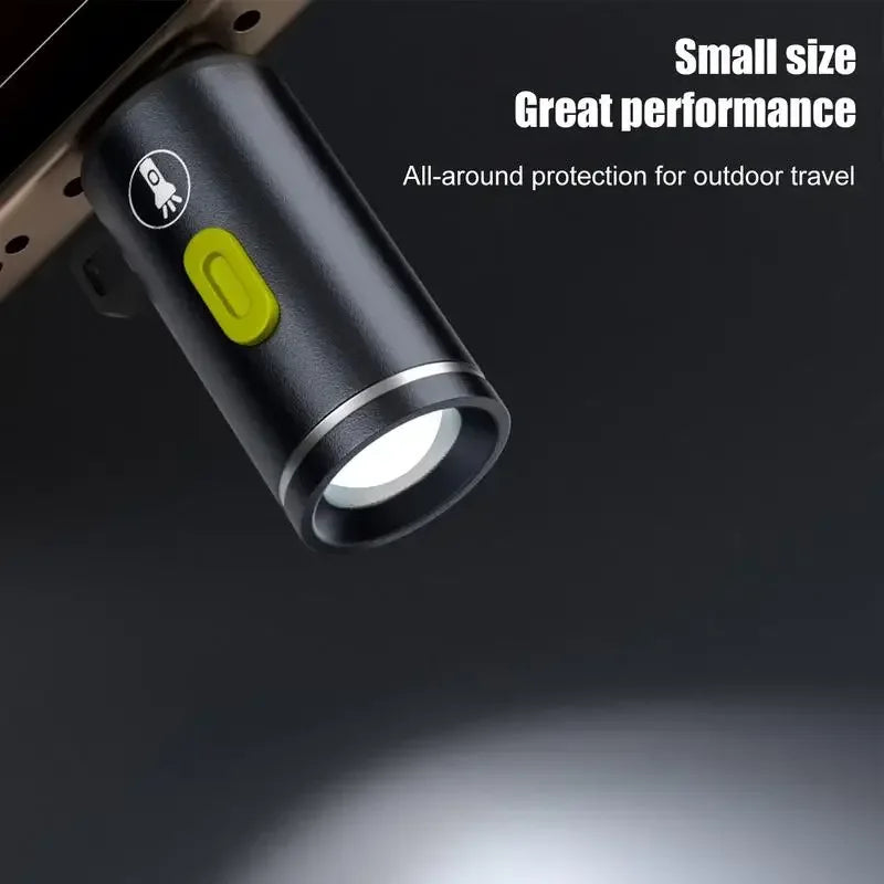 Type-C Rechargeable Mini LED Flashlight - Urbizia