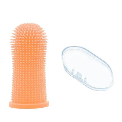 Silicone Finger Toothbrush for Dogs and Cats – 360° Teeth Cleaning