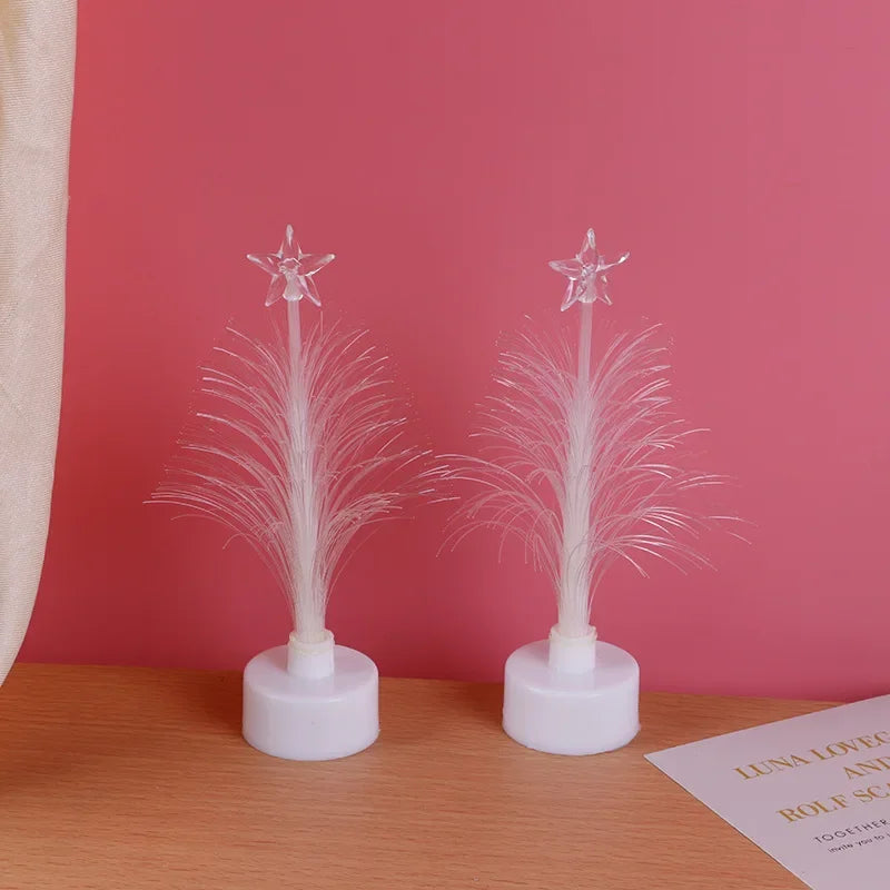 LED Mini Christmas Tree Night Light – Color-Changing Holiday Decor
