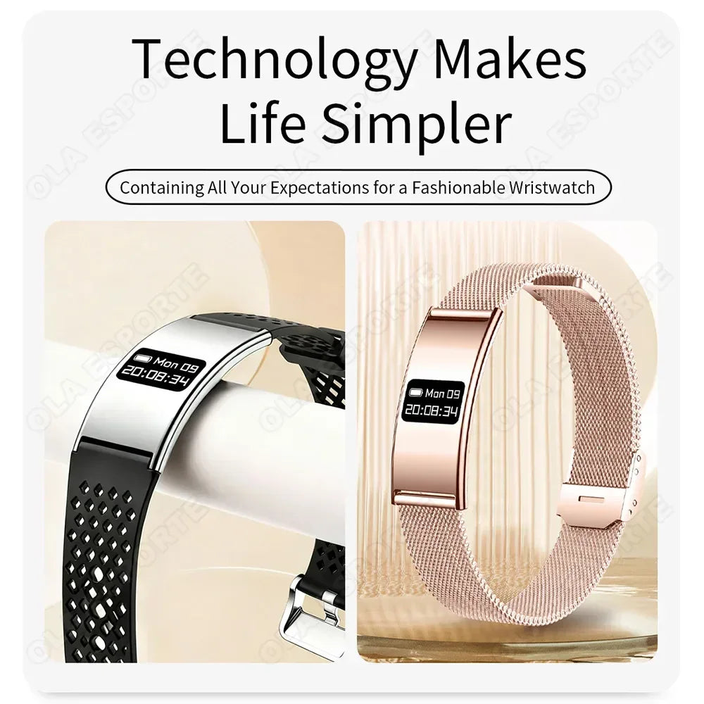 Sports Step Count Smart Bracelet 2026 New Men Women Health Monitoring Fitness Smart Watch Heart Rate Sleep Monitoring Smart Band - Urbizia