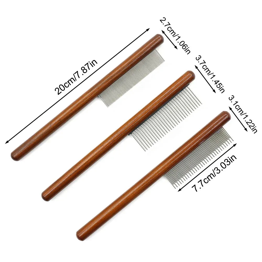 Cat Comb Cat Comb Brush Long Hair Cat Needle Comb Open Knots To Remove Floating Hair Accessories Pet Row Comb - Urbizia