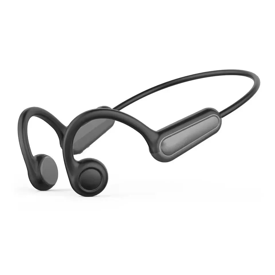 NEW Real Bone Conduction Sport Headphone Wireless Earphone Bluetooth-Compatible Headset Hands-free with Mic for Running - Urbizia