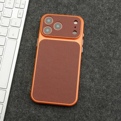 Vintage Woven Leather Textured Case for iPhone