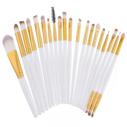 20-Piece Eye Makeup Brush Set – Complete Eyeshadow