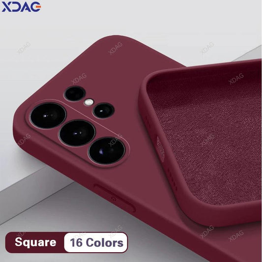 Luxury Silicone Shockproof Case for Samsung S26, S26 Plus & S26 Ultra