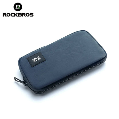 ROCKBROS Phone Bag Daily Use Small Size Lightweight Portable Multifunctional Hand Bag Zipper Storage Coins Wallet Commute Bag
