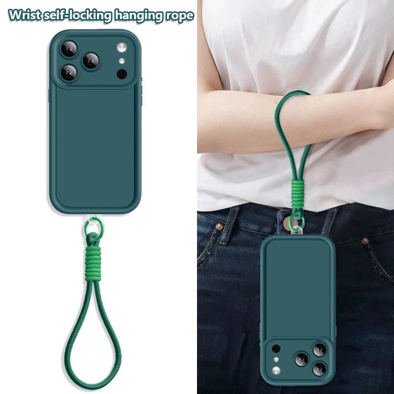 Wrist Strap Lanyard TPU Case for iPhone Series