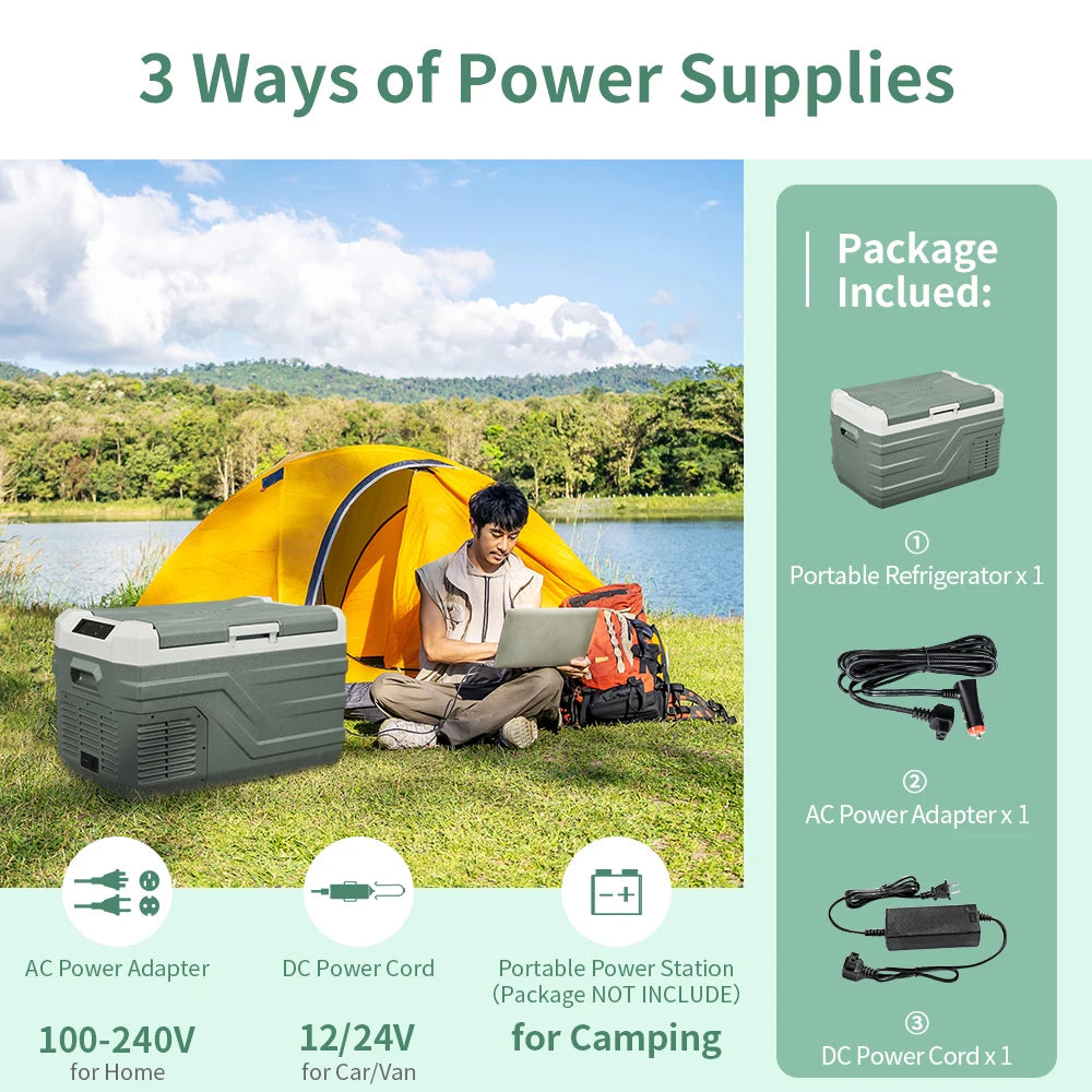 Alpicool NL Portable Car Fridge Freezer 25L / 35L / 45L