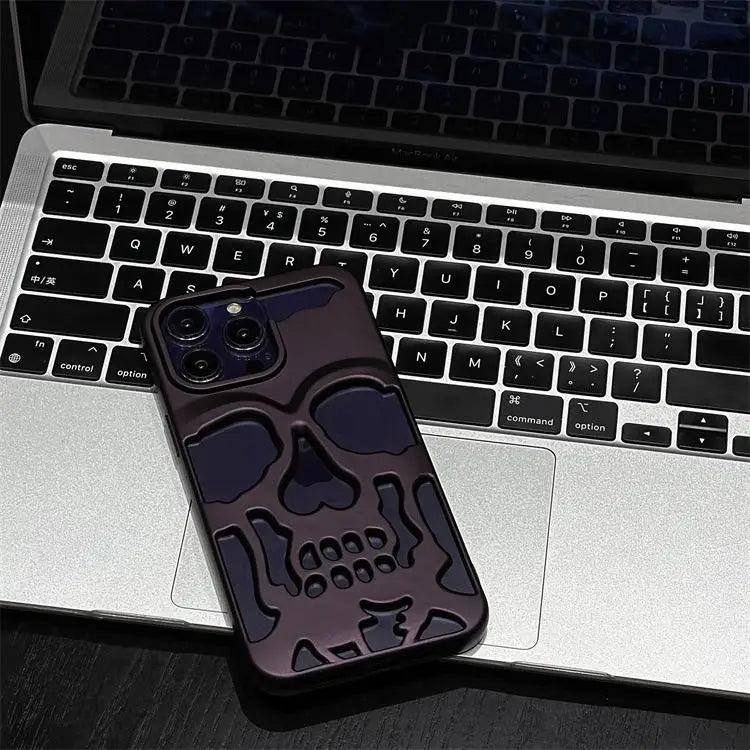 Skeleton Skull Shockproof Case for iPhone 16–11 Pro Max
