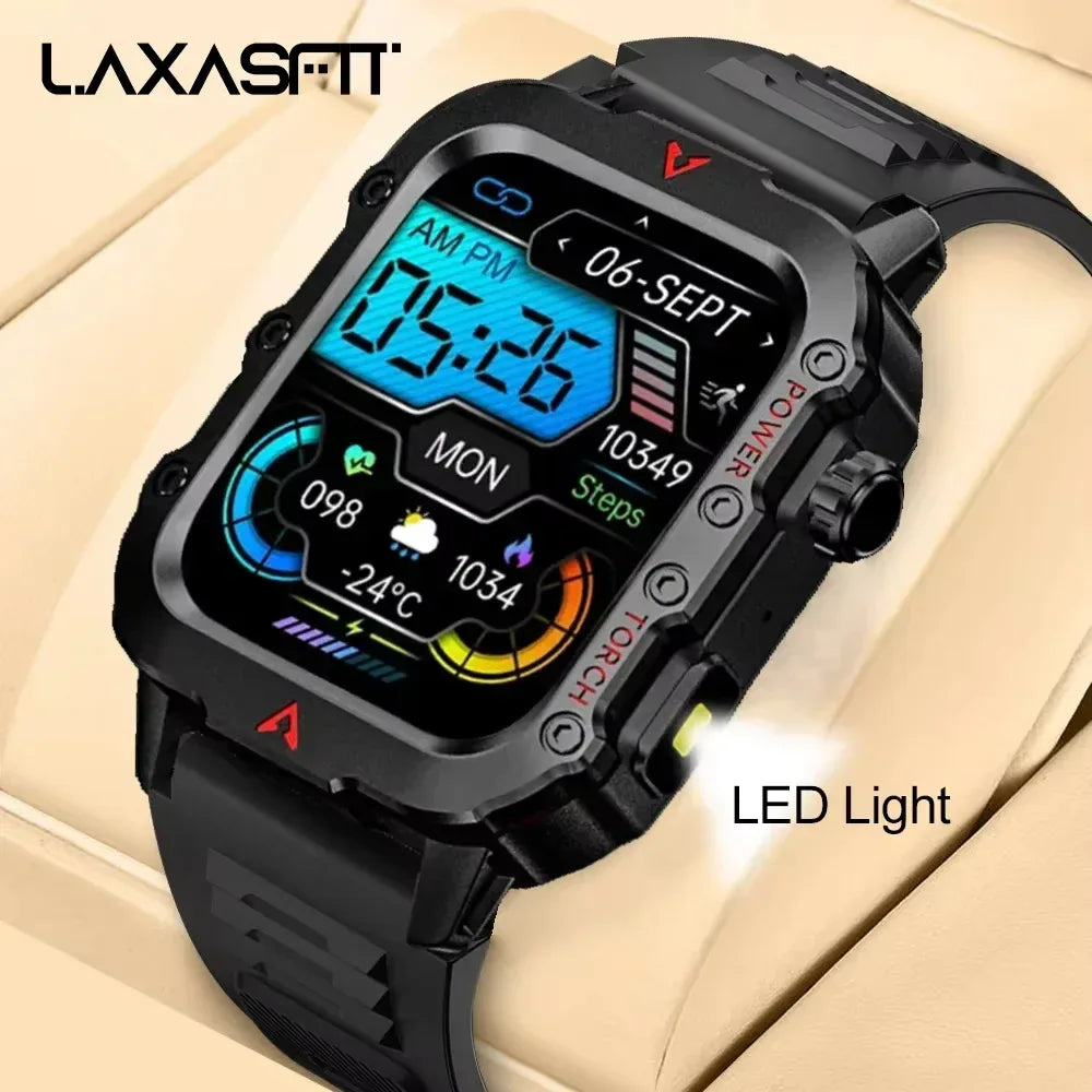 LAXASFIT Men's Smart Watch – Sports & Health Tracker - Urbizia
