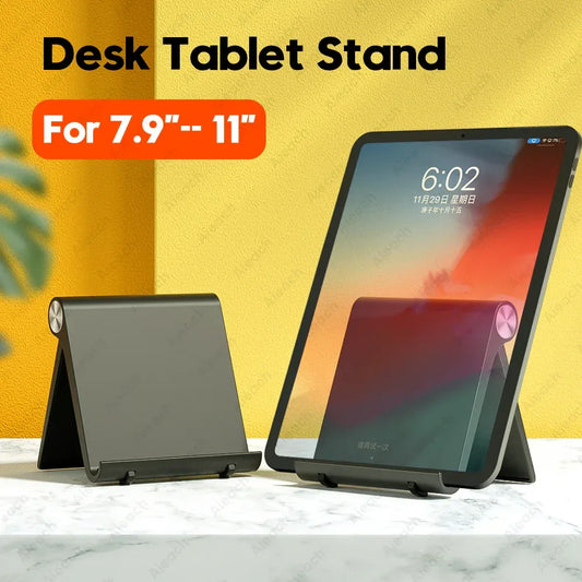 Adjustable Folding Tablet Stand 7.9–11 Inch Desktop Holder