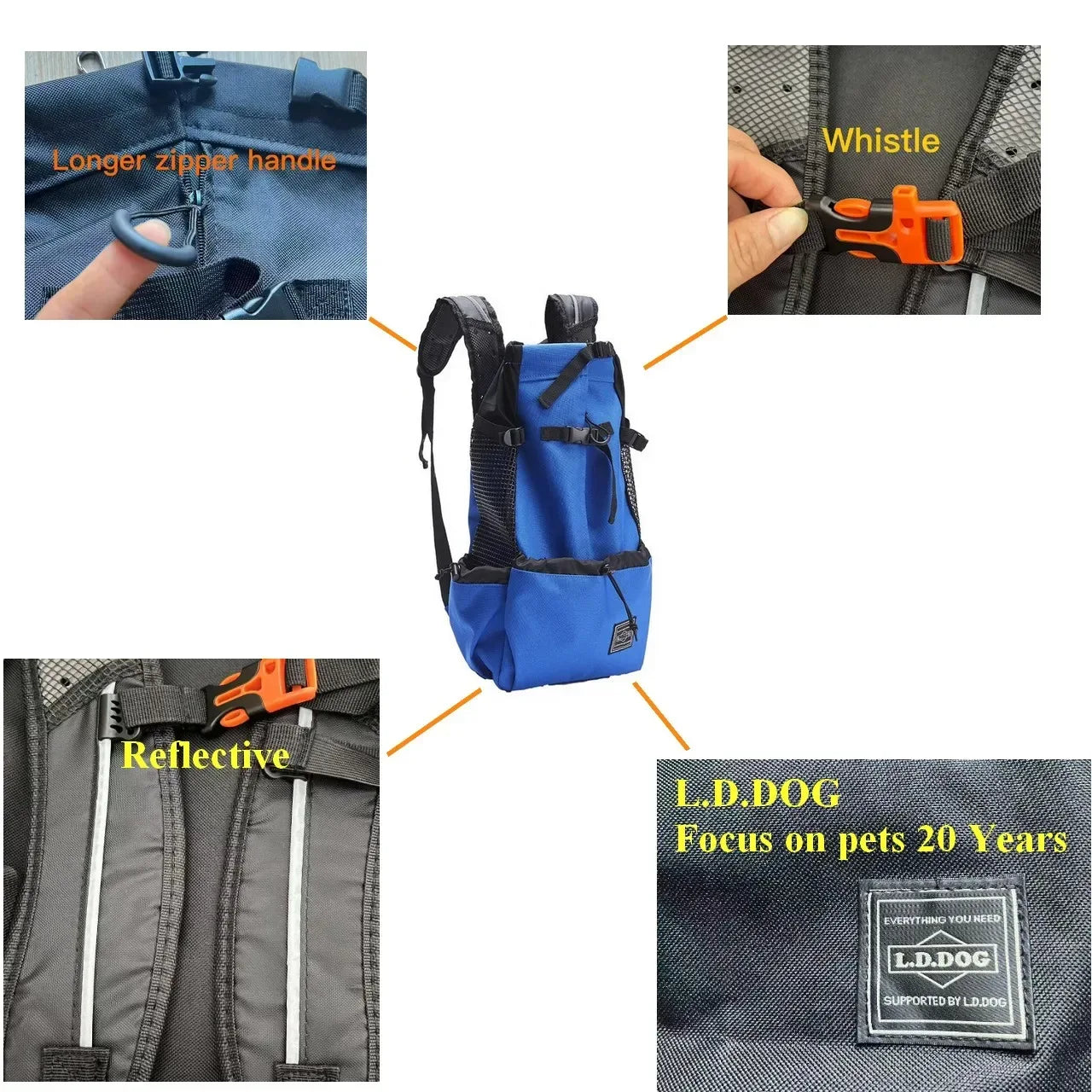 Hiking Pet Dog Carrier Travel Backpack Outdoor Ventilation Breathable Bicycle Motorcycle Outdoor Sport Mesh Bag Drop Shipping - Urbizia