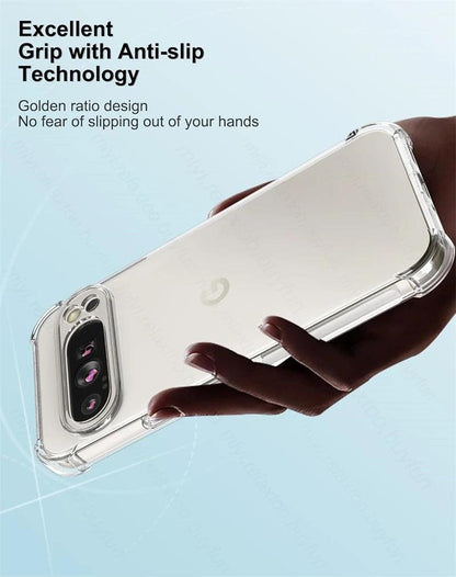 Google Pixel Clear Slim TPU Case – Pixel 9 to 10 Series