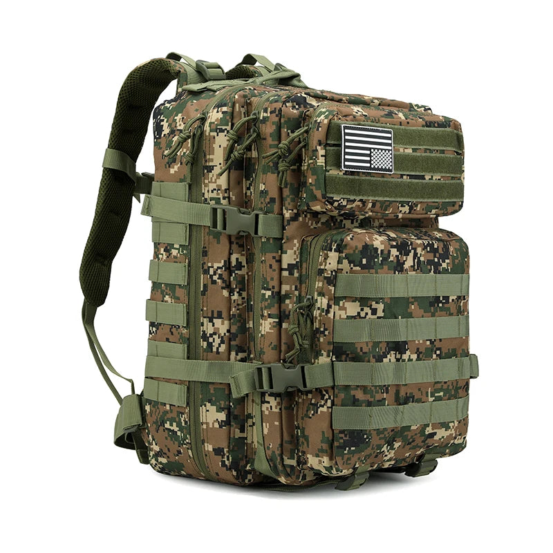 50L/30L Elite Tactical Backpack | 3X Stronger Work & Military Backpack | Resistant and Heavy Duty | 3 Day MOLLE Bug Out Bag