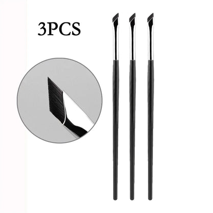 Ultra Thin Angled Eyeliner Brush Precision Detail Makeup Brush