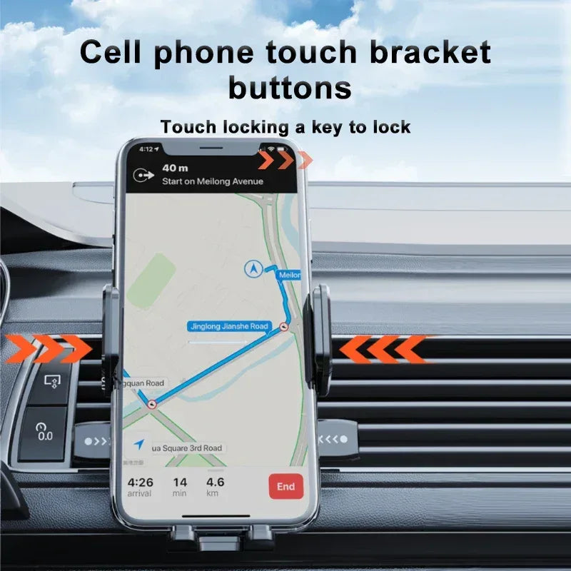 SEAMETAL Car Dashboard Phone Bracket Universal Auto Cellphone Stand For GPS Navigation Universal Desk Windshield Hanging Holder - Urbizia
