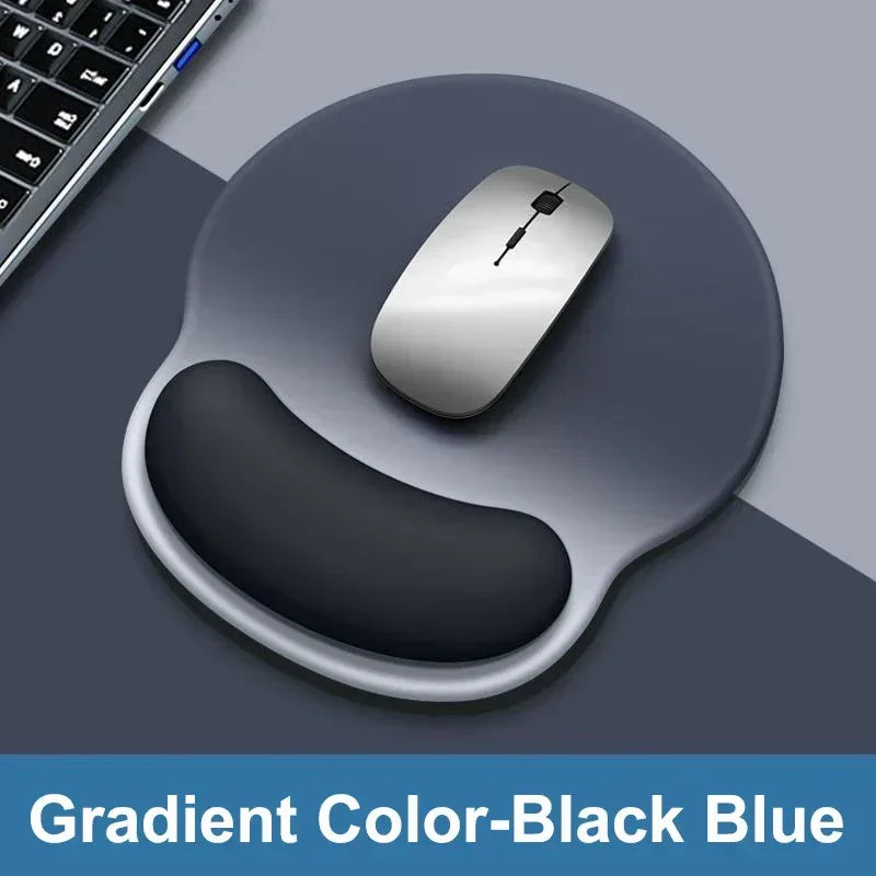 Gradient color mouse pad comfortable wrist rest non-slip mouse pad soft mouse pad wrist rest computer desktop silicone mouse pad - Urbizia