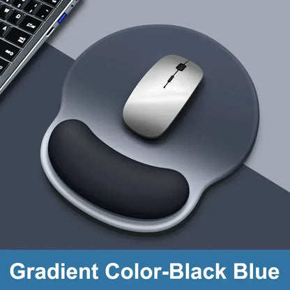 Gradient color mouse pad comfortable wrist rest non-slip mouse pad soft mouse pad wrist rest computer desktop silicone mouse pad - Urbizia