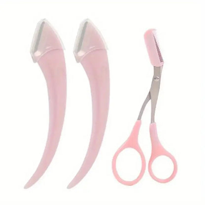 Eyebrow Trimmer Set – Razor, Scissors & Comb