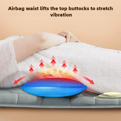 Electric Full Body Massage Mattress With Heating Hand Control Shoulder Neck Waist Airbag Back Kneading vibration Massage Cushion