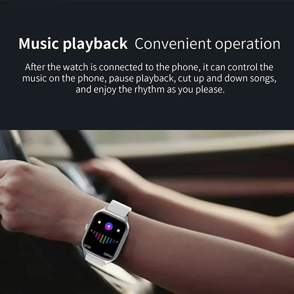 KESHUYOU New Smart Watch H9 Pro MAX 2.01-inch HD Display Bluetooth Call Message Alert Sports Mode Smartwatch For Men Women - Urbizia