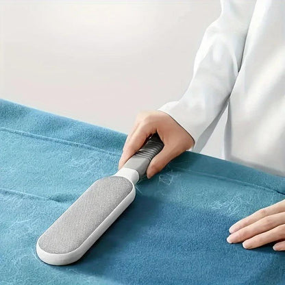 Double-Sided Pet Hair Remover Brush – Manual Electrostatic Lint Brush