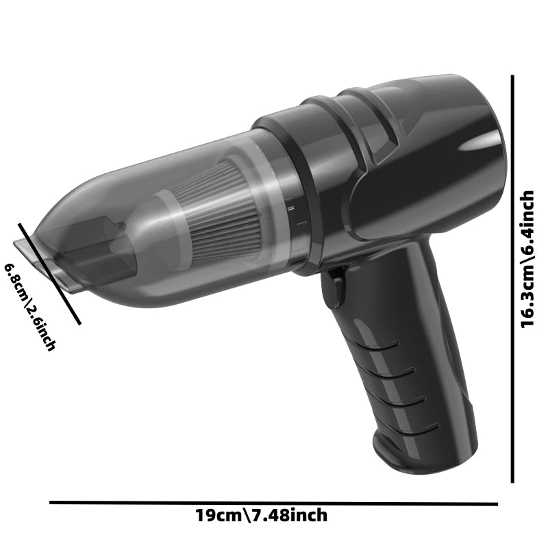 Wireless Car Vacuum Cleaner High-Power Dual-Use (Car & Home) Powerful Multi-Functional Handheld Vacuum with Strong Suction