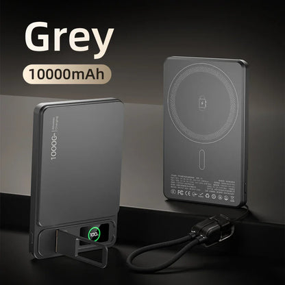 10000mAh MagSafe Slim Magnetic Wireless Power Bank 20W