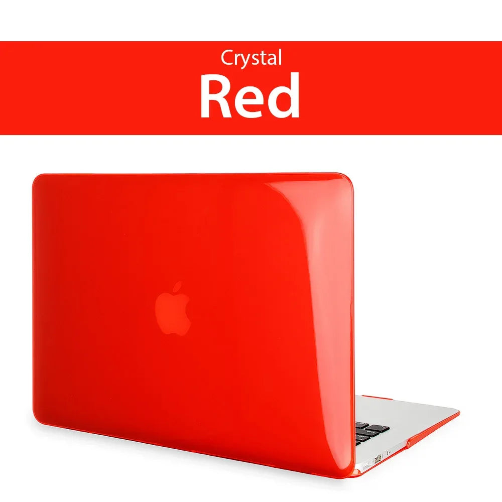 Glitter MacBook Hard Shell Case Cover 11–16 Inch