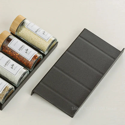 4-Layer Adjustable Spice Drawer Organizer Rack Set