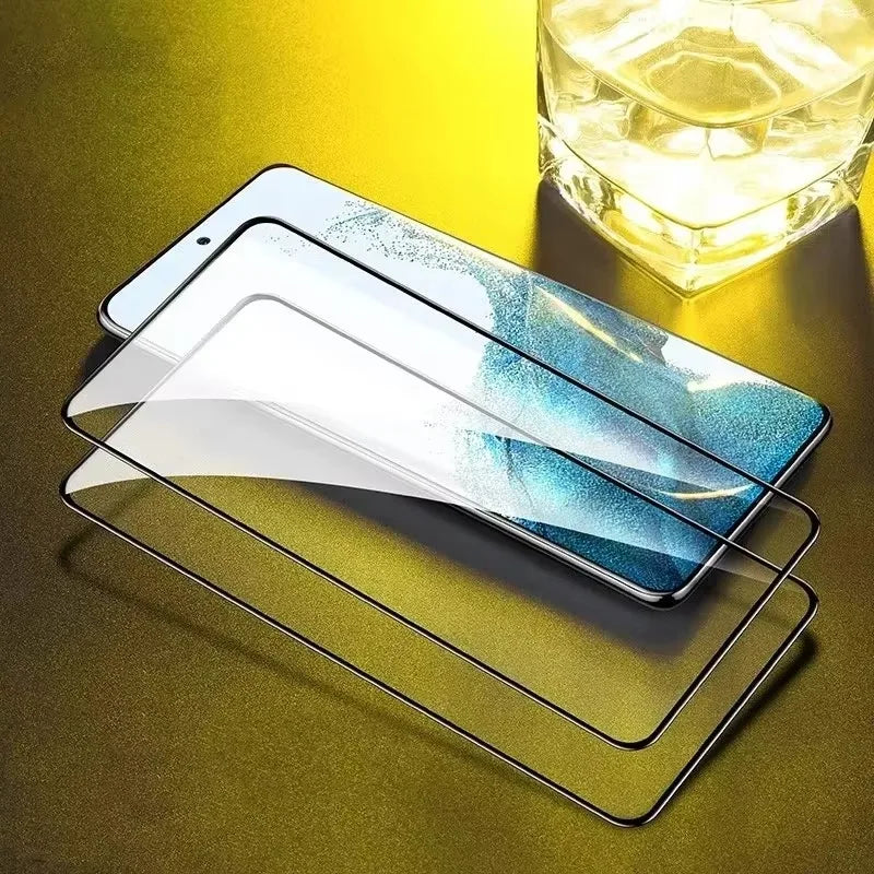 3 Pcs Tempered Glass For Redmi Note 14 15 / Note 14 15 Pro / Note 14 15 Pro Plus Curved Full Cover Screen Protector